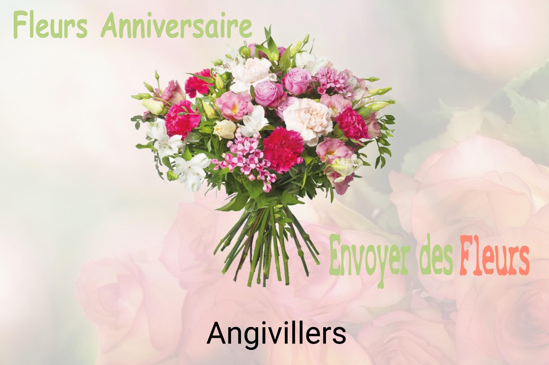 Bouquet de fleurs d’anniversaire livré à Angivillers